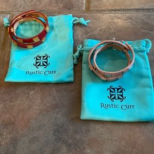 Set of 2 Rustic Cuff Wraps